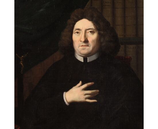 Portrait Signed Gerrit Van Gimning And Dated 1715