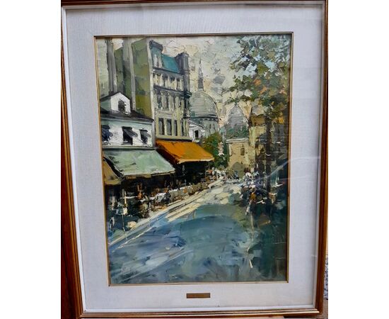 Scorcio di Parigi cm. 81 x 100