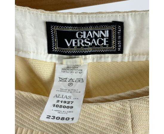 VERSACE Pantaloni Vintage in Lana Col. - 40