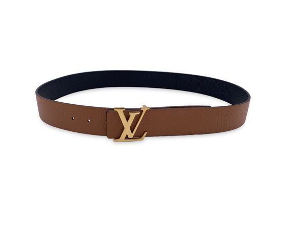 LOUIS VUITTON Cintura in Pelle Col. Nero M9151