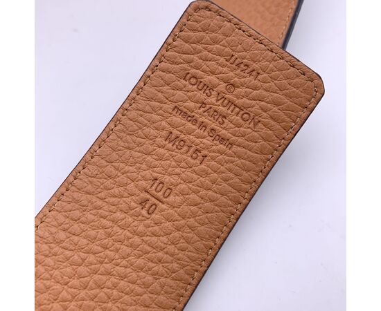 LOUIS VUITTON Cintura in Pelle Col. Nero M9151