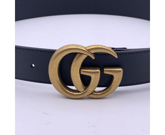 GUCCI Cintura in Pelle Col. Nero Marmont