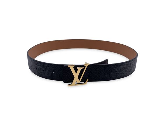 LOUIS VUITTON Cintura in Pelle Col. Nero M9151