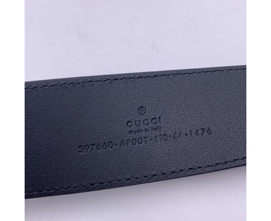 GUCCI Cintura in Pelle Col. Nero Marmont