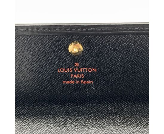 LOUIS VUITTON Portafoglio in Pelle Col. Nero International Wallet M