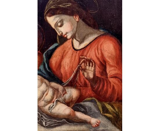 Madonna con bambino e San Giovanni del 600
