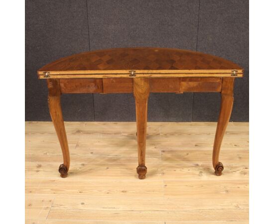 French demilune table from 60's