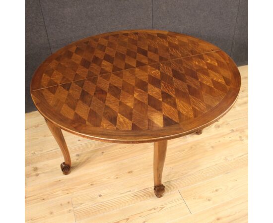 French demilune table from 60's