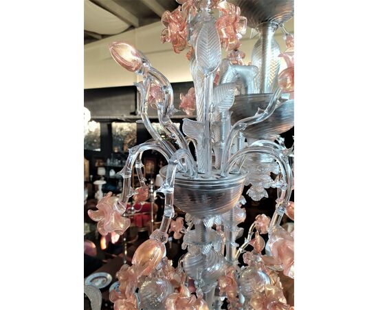 Huge Murano Ca &#39;Rezzonico chandelier 18 lights     