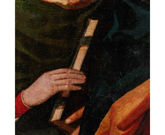 Francesco Rizzo di Bernardo da Santacroce,  Madonna con bambino San Simone e Santa Caterina