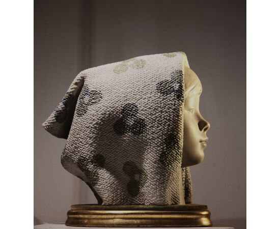 Lladró | Busto di testa di ragazza in porcellana di bisquit "Cabeza"  1969 ca