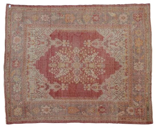 Antique Large Turkish Oushak Rug from Private Collection     