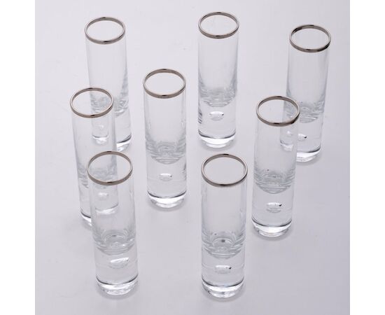 Set per vodka in silver plate - O/8328 -