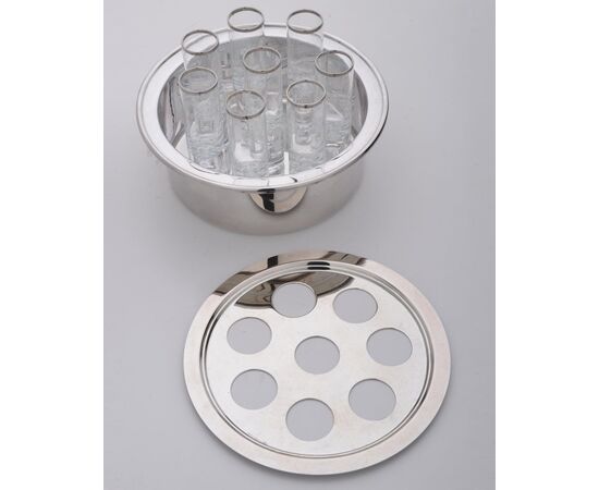 Set per vodka in silver plate - O/8328 -