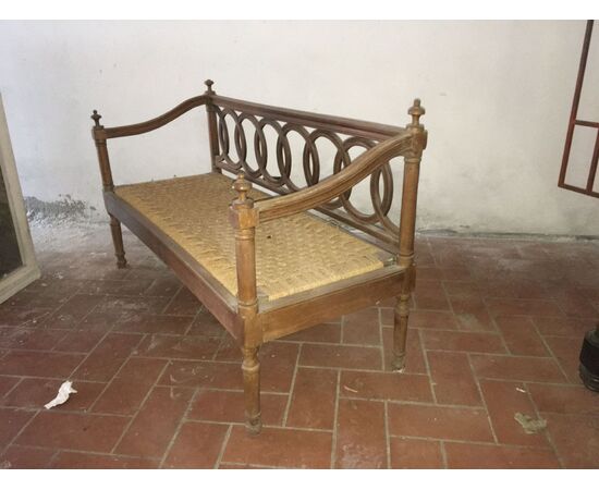 divano noce inizi 1800