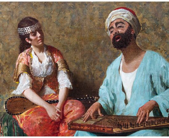 Edoardo Galli (Napoli, 1854-1920), La canzone araba