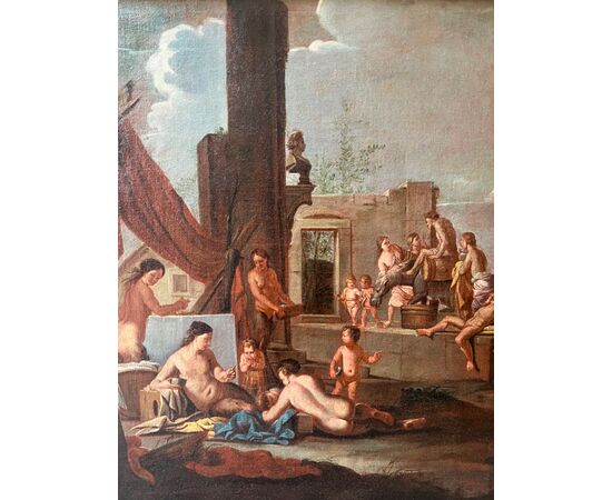 “scena mitologica”, Giulio Carpioni, XVII sec