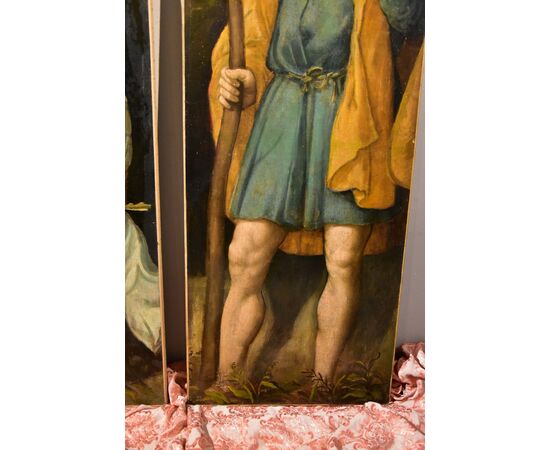 San Sebastiano e San Cristoforo, Zenone Veronese (o Zeno da Verona) (Verona, 1484 - Salò (Bs) post 1542-ante 1554)