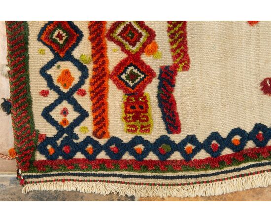 Ancient saddle of GASHGAI nomads - n. 243 - from a private collection -     