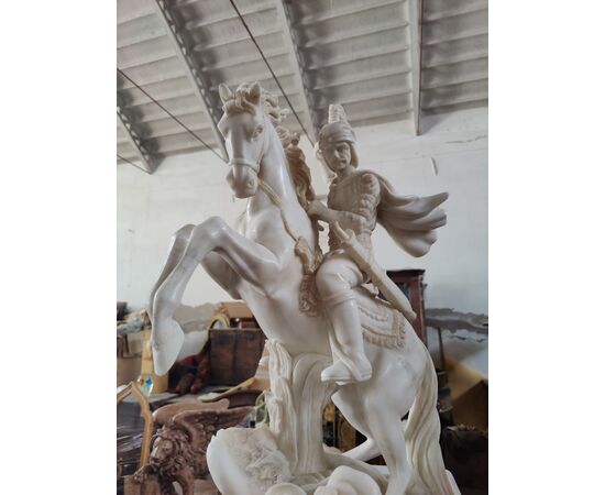San Giorgio in Marmo di Carrara - 42 x 26 x H 65 cm