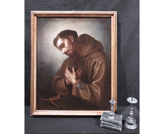 Pittore Toscano: San Francesco in preghiera, fine '500