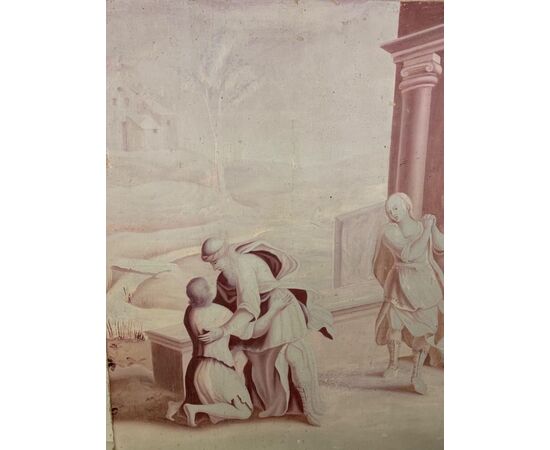 Eighteenth century painting, Piedmontese school, 125 x95 cm, in good condition.     