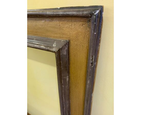 Lacquered seventeenth century frame.     