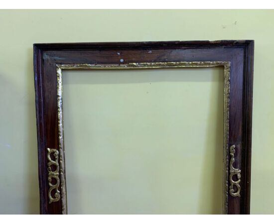 Genoese 17th century frame. 72x96 75 x100 band 11 cm     