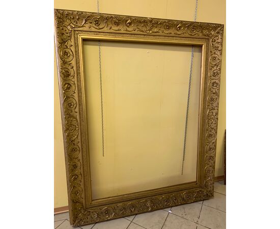 Golden frame early 19th century, 124 x158 cm     