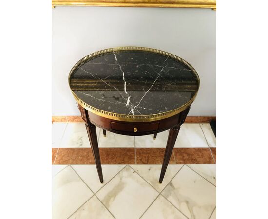 Tavolino da salone (Table Buillotte) di Mogano, Louigi XVI