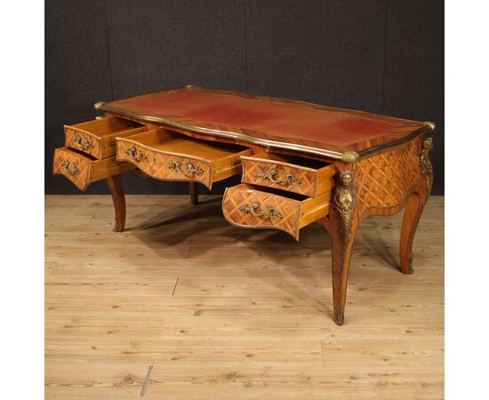 Great French Louis XV style inlaid desk