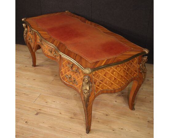 Great French Louis XV style inlaid desk