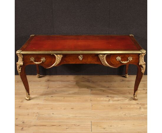 French writing desk in Louis XV style from the first half of the 20th century