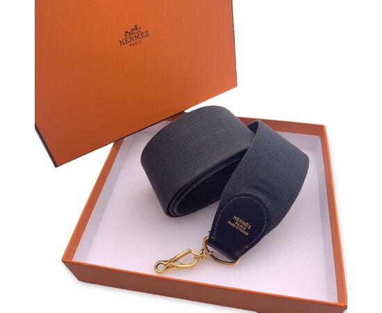 HERMES Accessorio in Tela Col. Blu n.a. M