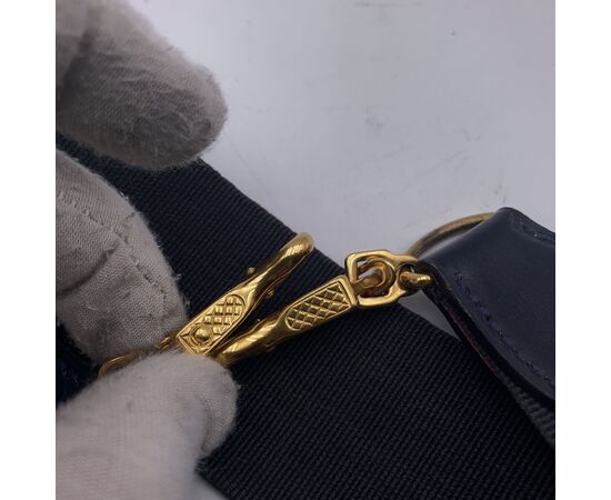 HERMES Accessorio in Tela Col. Blu n.a. M