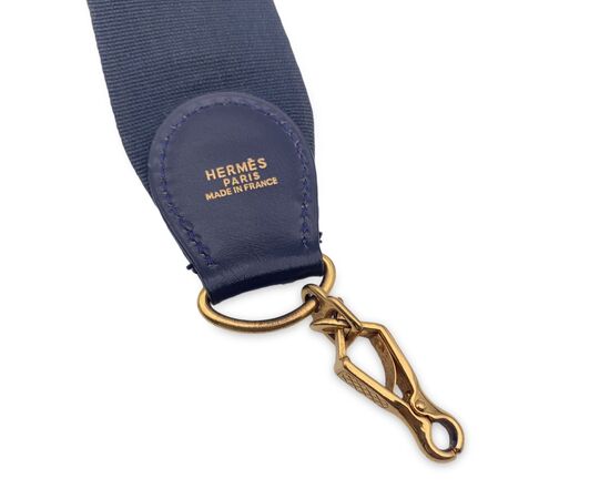HERMES Accessorio in Tela Col. Blu n.a. M