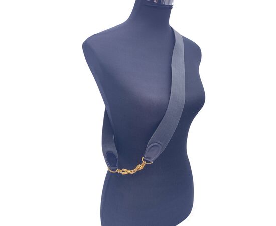 HERMES Accessorio in Tela Col. Blu n.a. M
