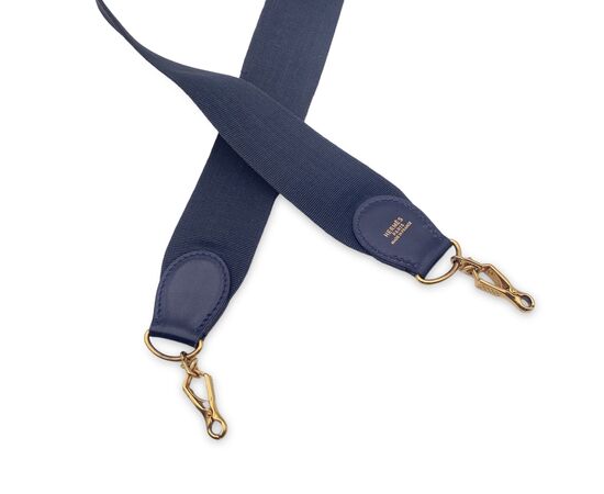HERMES Accessorio in Tela Col. Blu n.a. M