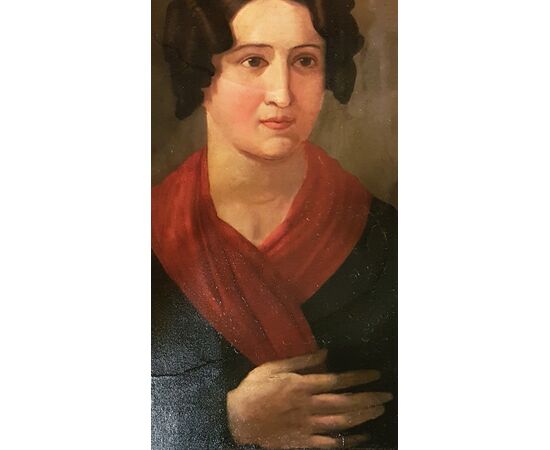 Portrait of a woman - Donnino Pozzi     