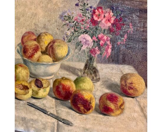 PAINTED &quot;STILL LIFE&quot; OF PHILIPPE (FILIPPO) SALESI OF 1954     