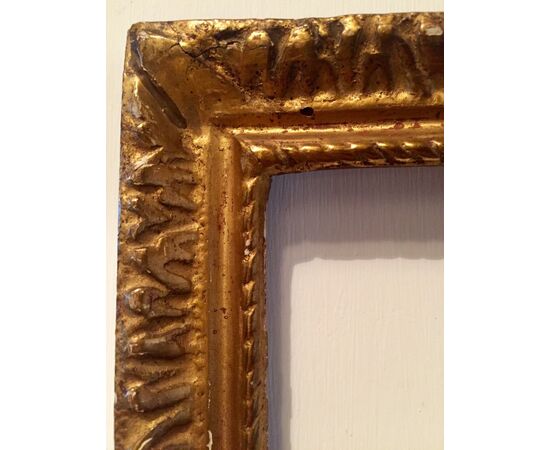 18th century golden frame     