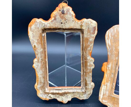 PAIR OF LACQUERED WOOD FRAMES - 19th CENTURY     