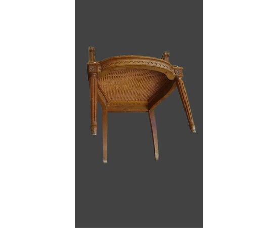 Antique armchairs in walnut, antique furniture