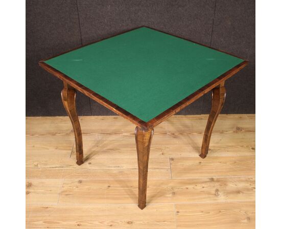 Great corner cabinet game table from the 50s