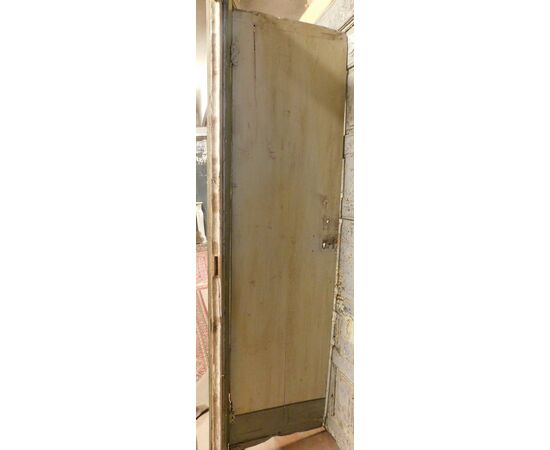 PTL632 - Porta laccata e dipinta, epoca '800, cm L 117 x H 205 x P 8