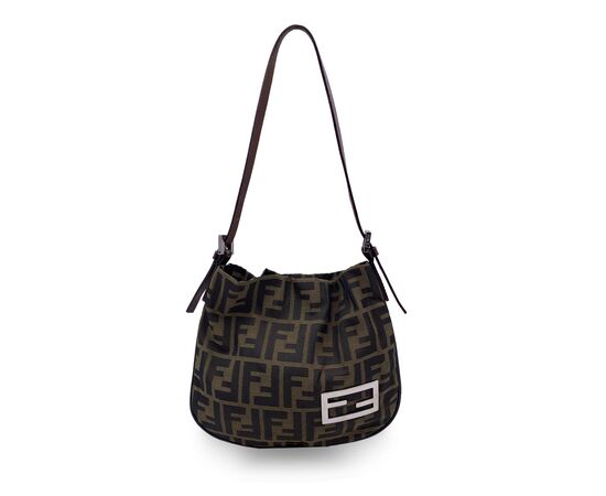 FENDI Borsa a Tracolla in Tela Col. Zucca S