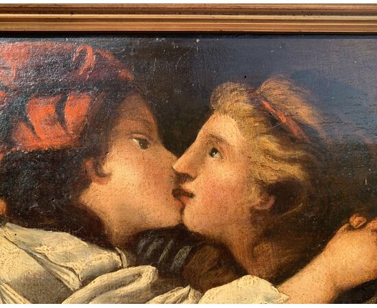 Pietro Muttoni, detto Della Vecchia (Venezia 1603 - Vicenza 1678) - Il bacio.