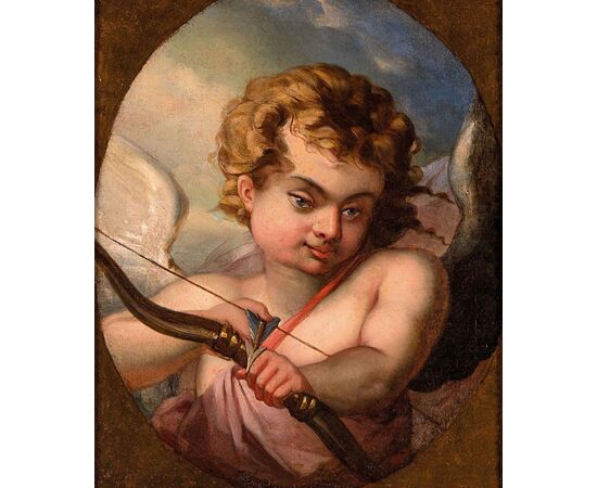 Cupido che scocca la sua freccia, Scuola francese del Settecento