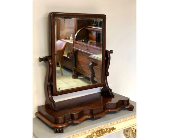 Carlo X Genoese table mirror. nineteenth century     