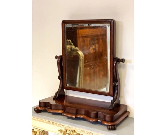 Carlo X Genoese table mirror. nineteenth century     